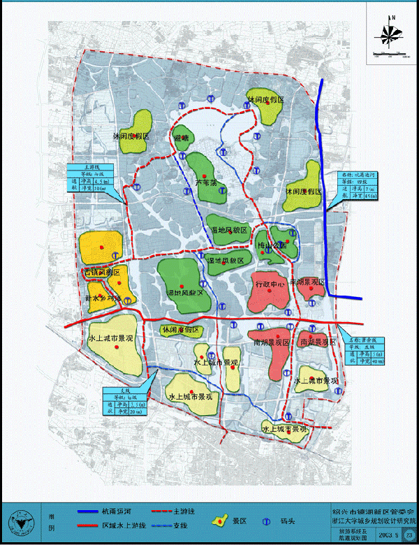 《绍兴市镜湖新区(城市绿心)总体规划(2003--2020年)》概要